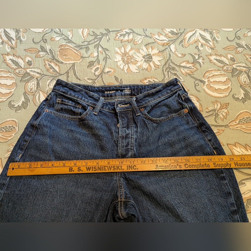 high rise curvy straight button fly jeans Old Navy - Picture 4 of 8
